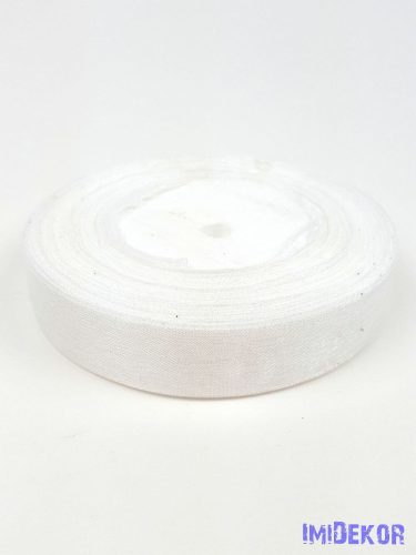 Organza szalag szegett 20mm x 45,72m - Fehér