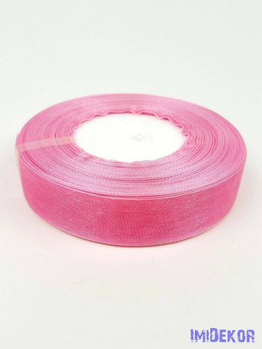 Organza szalag szegett 20mm x 45,72m - Mályva