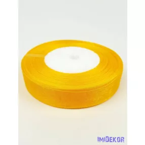 Organza szalag szegett 20mm x 45,72m - Napsárga