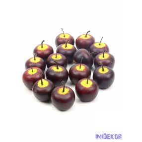 Műalma 4,5cm 16db/csomag - Bordó