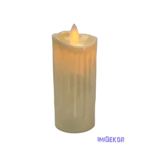 LED gyertya mozgó lángú 11 cm melegfényű