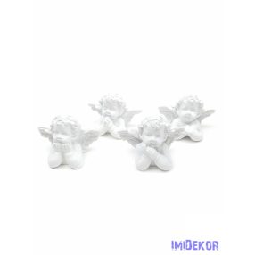 Könyöklő angyalka figura 3x4cm