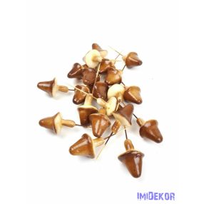 Műgomba hegyes 20db/csomag - Barna