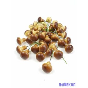 Műgomba kicsi 2,5cm 24db/csomag - Barna