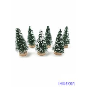 Talpas fenyőfa 6cm 6db/cs - Sötét Zöld
