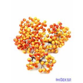 Drótos bogyó 1 cm - Narancsos Mix