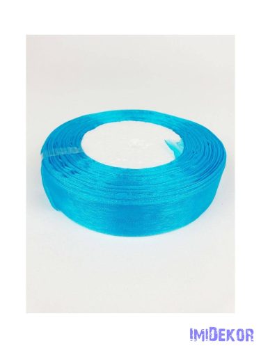 Organza szalag szegett 20mm x 45,72m - Aqua Kék