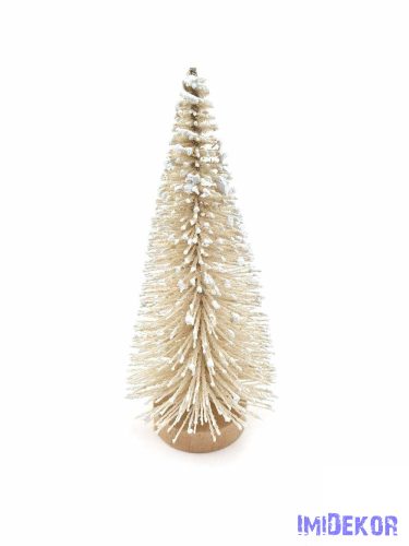 Talpas fenyőfa 10cm - Csillámos Krém