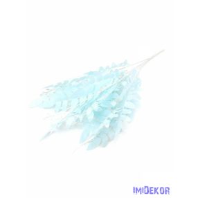 Pasztel kerekded leveles csokor 55 cm - Kék