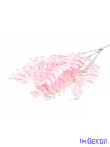Pasztel kerekded leveles csokor 55 cm - Rózsaszín