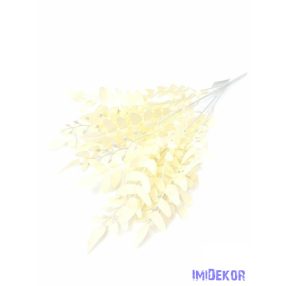 Pasztel kerekded leveles csokor 55 cm - Krém