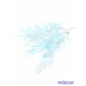 Pasztel hegyes leveles csokor 55 cm - Kék