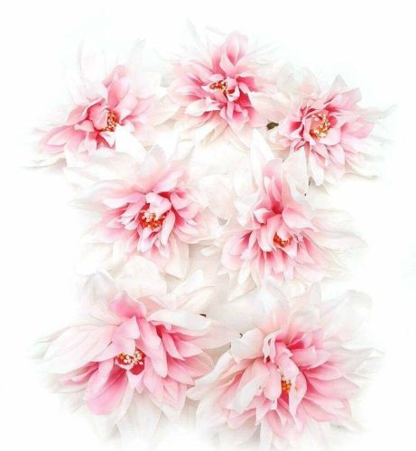 Dália selyemvirág fej 10 cm - Cirmos Rózsaszín