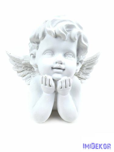 Angyalka fej figura 12x13cm - A