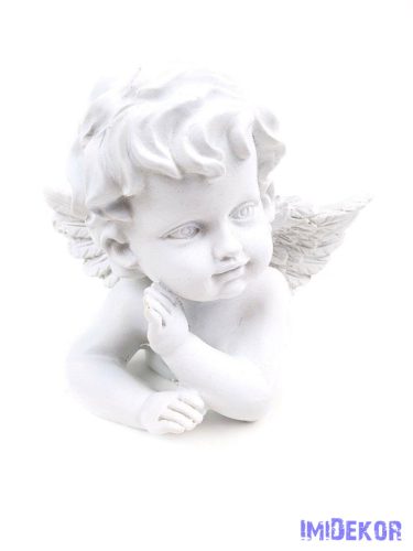 Angyalka fej figura 12x13cm - B