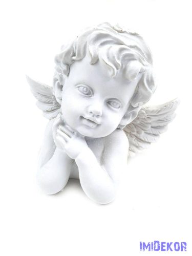Angyalka fej figura 12x13cm - C