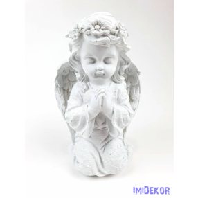 Imádkozó angyalka figura 23cm