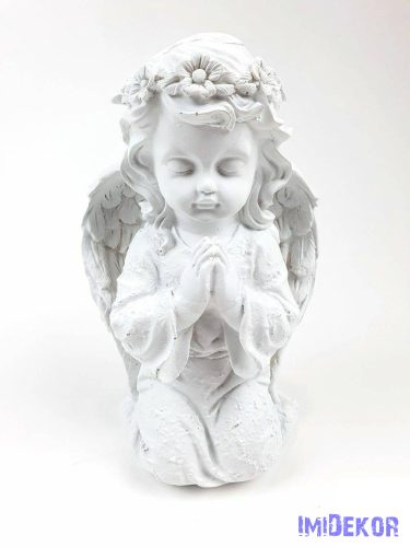 Imádkozó angyalka figura 23cm