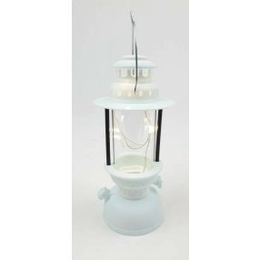 LED "olajlámpás" 14 cm magas - Fehér