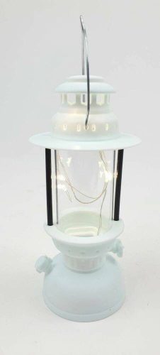 LED "olajlámpás" 14 cm magas - Fehér