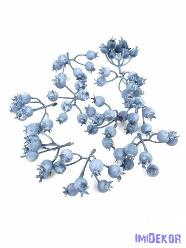 Színes csipkebogyó 7 ágú - Hamvas Kék