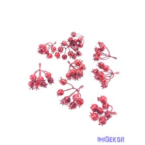 Színes csipkebogyó 7 ágú - Bordó