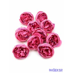 Ranunculus selyemvirág fej 5 cm - Sötét Rózsaszín