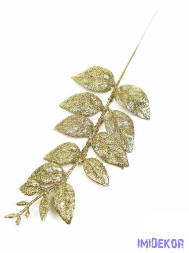 Glitteres ág 35cm - Arany