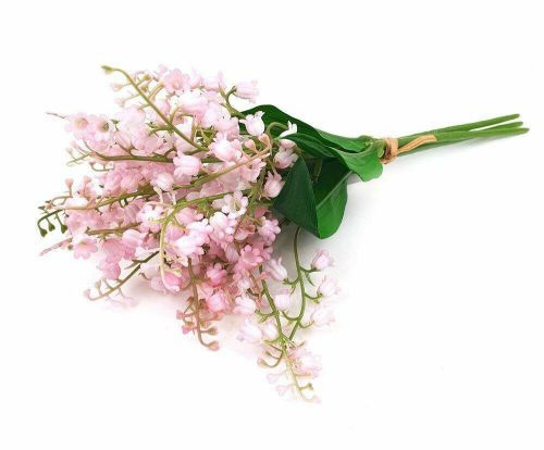 Gyöngyvirág díszítő csokor 30 cm - Rózsaszín