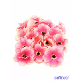Margaréta selyemvirág fej D6,5cm - Cirmos Pink