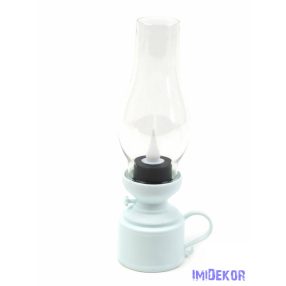 LED olajlámpás 18,5cm - Fehér