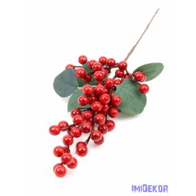 Téli piros bogyós ág kb 60cm