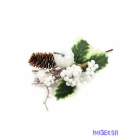 Fehér almás bogyós téli pikk 27cm