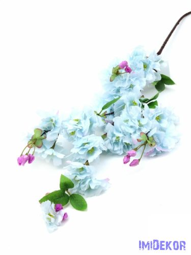 Tavaszi virágos ág 110cm - Világos Kék