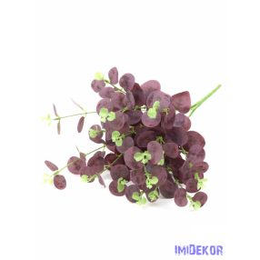 Eukaliptusz csokor tarka levelű 50cm - Bordó