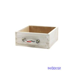 Fiók fa láda nagyobb - Teli Fehér