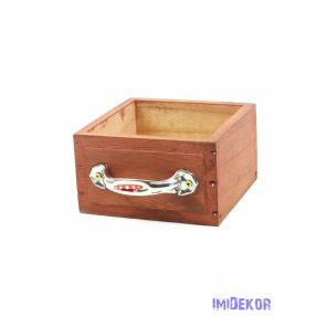 Fiók fa láda kisebb - Barnás