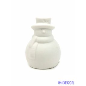 LED Matt hóember kerámia figura