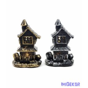 LED Halloween ház 10,5cm