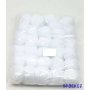 Csomagos hógolyó 6cm kb 30db/cs