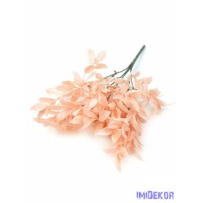 Műzöld leveles csokor 38cm - Rózsaszín