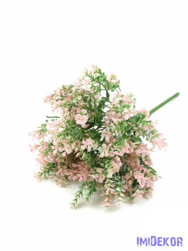 Aprófejű műzöld 29 cm - Rózsaszín