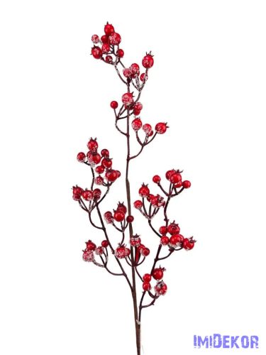 Piros bogyós téli ág 70cm