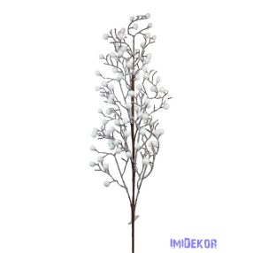 Fehér bogyós havas ág kb 70cm