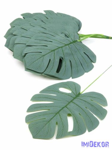 Monstera hamvas levél 39 cm