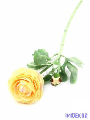 Boglárka szálas selyemvirág 50cm - Krém