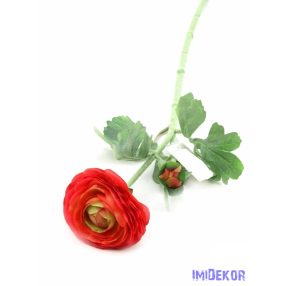 Boglárka szálas selyemvirág 50cm - Korall