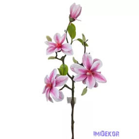 Magnólia ág 3+1v 56cm - Pinkes