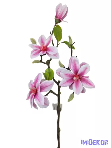 Magnólia ág 3+1v 56cm - Pinkes