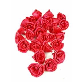 Shola Rose szárazvirág fej 4 cm - Piros